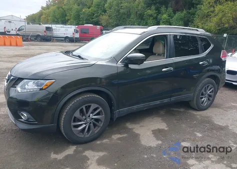 2016 Nissan Rogue S/Sl/Sv z USA, uszkodzony, nr VIN 5N1AT2MV9GC849819